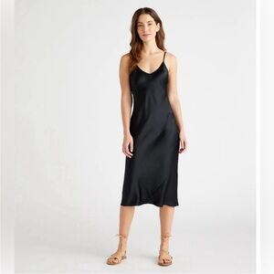 Quince washable silk slip dress